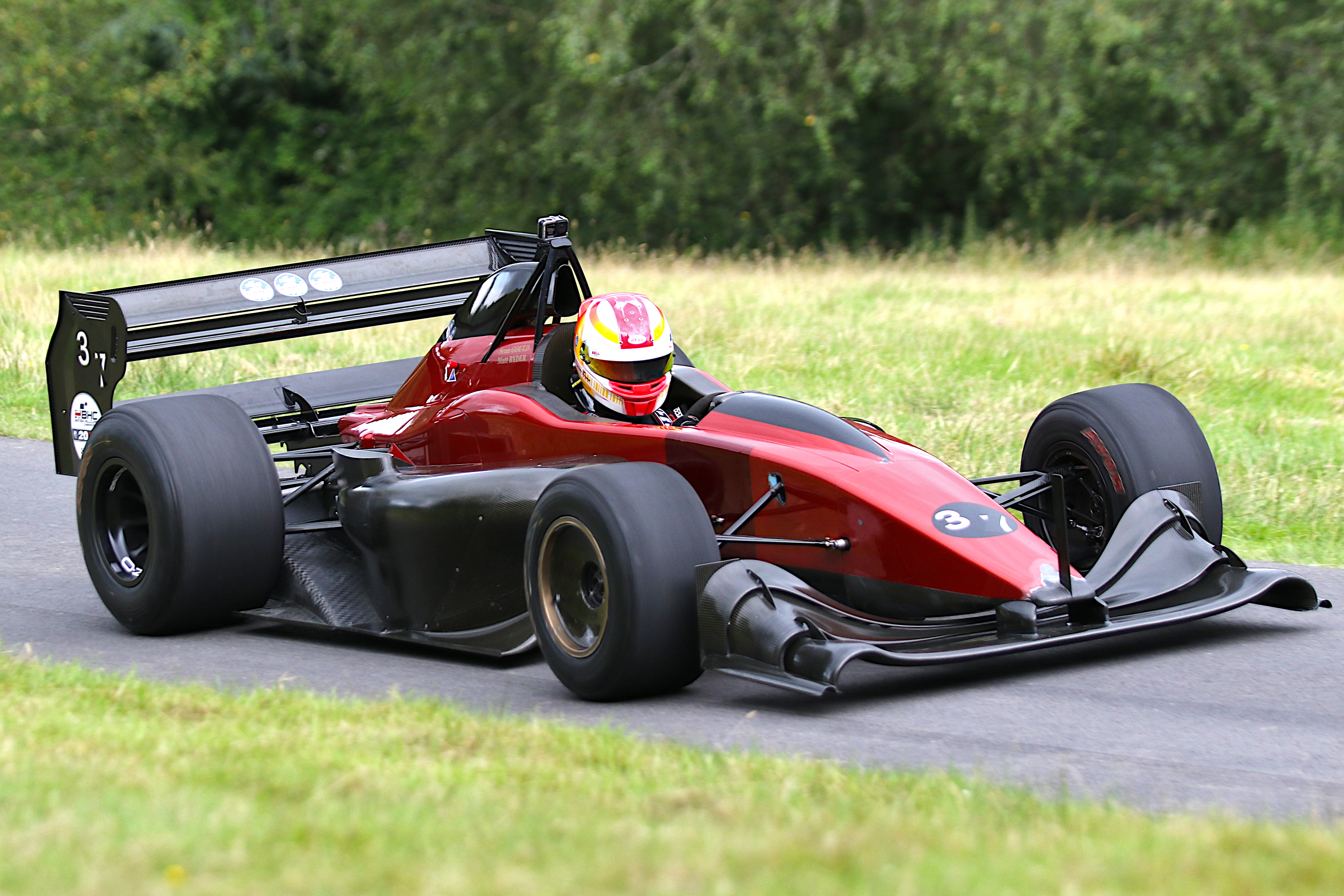 Matt Ryder's hillclimb car competing at Wiscombe Park